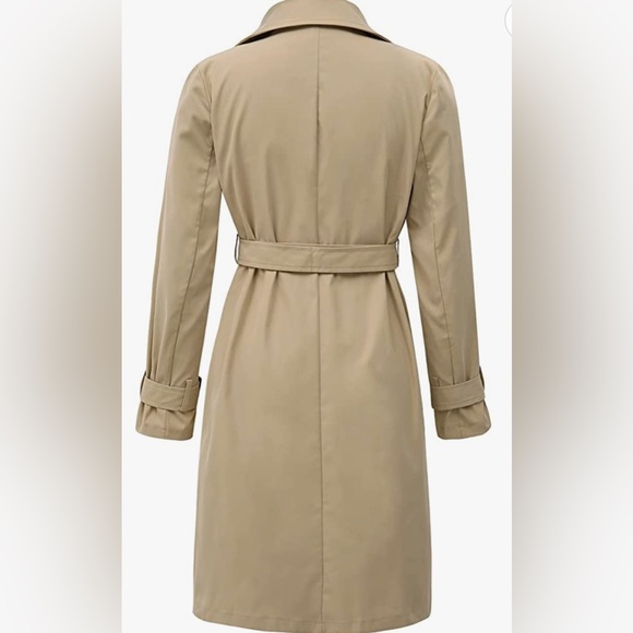 Double Breasted Belted Trench Coat - Picture 4 of 4